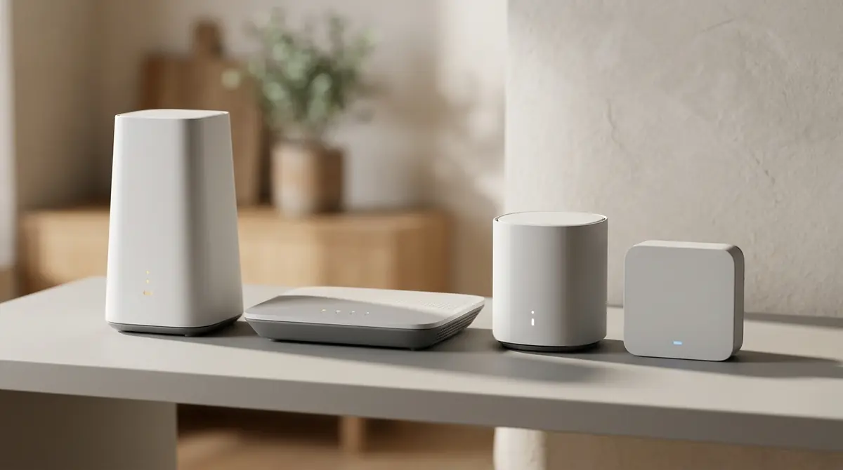 Different home Wi-Fi routers and modems from Dutch internet providers