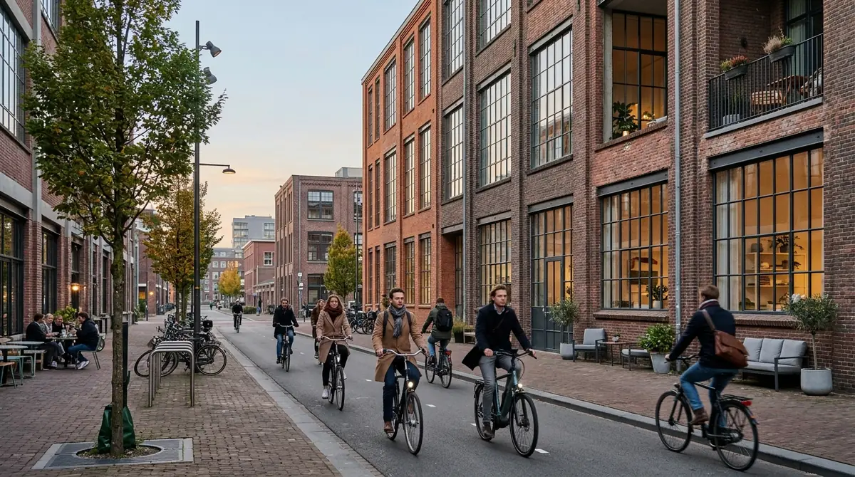 Loft apartments in a former factory district in Eindhoven